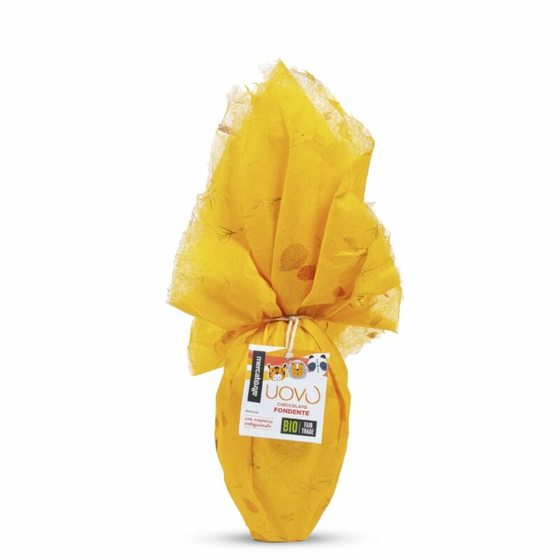Uovo di cioccolato fondente 270g - bio - immagine 4