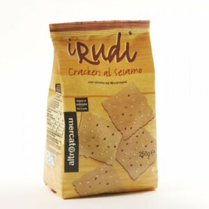 i rudi - cracker al sesamo con quinoa e tapioca