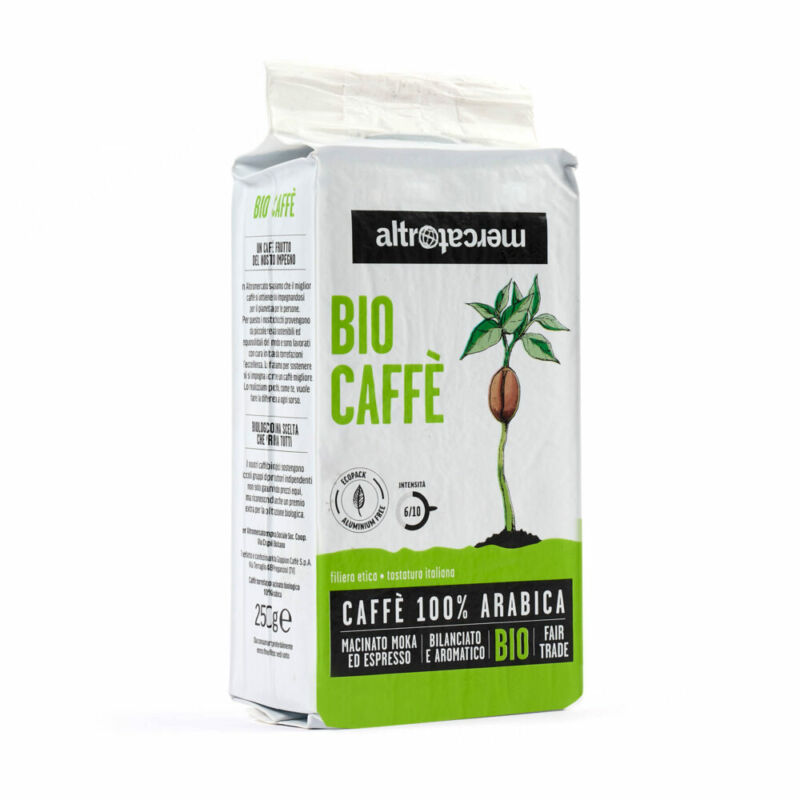 Caffè 100% arabica Biocaffè - macinato moka - bio - 250g