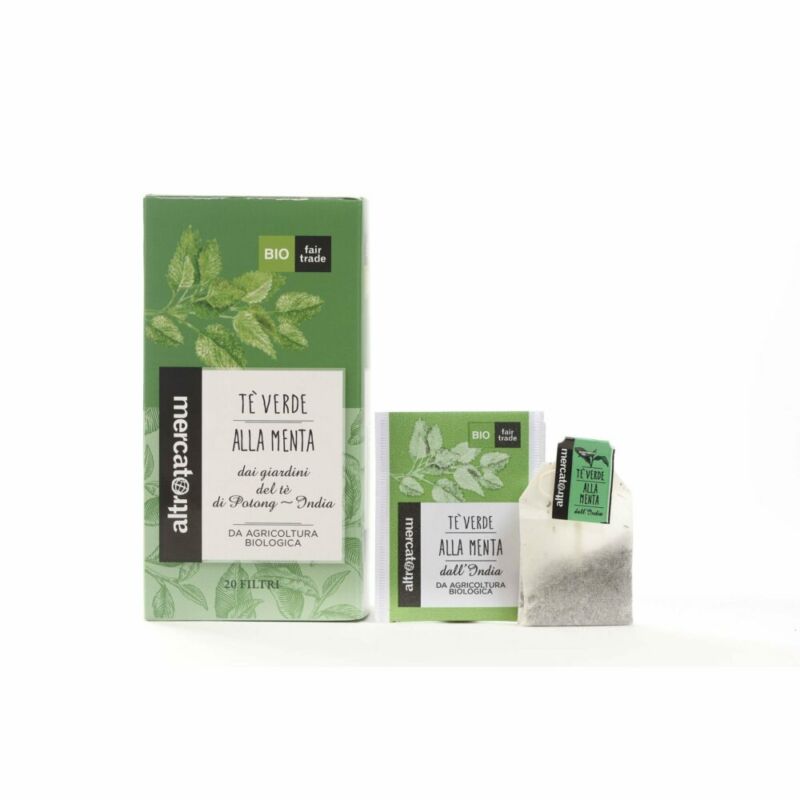 tè verde alla menta bio 20 filtri
