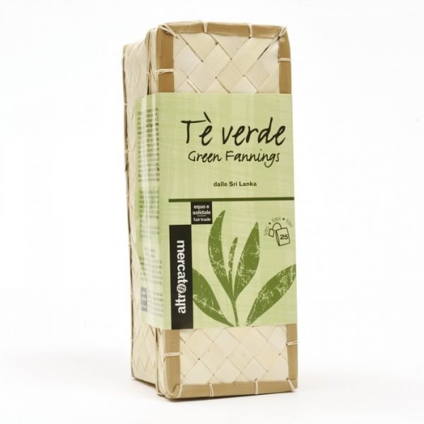 tè verde in cestino sri lanka 25 filtri