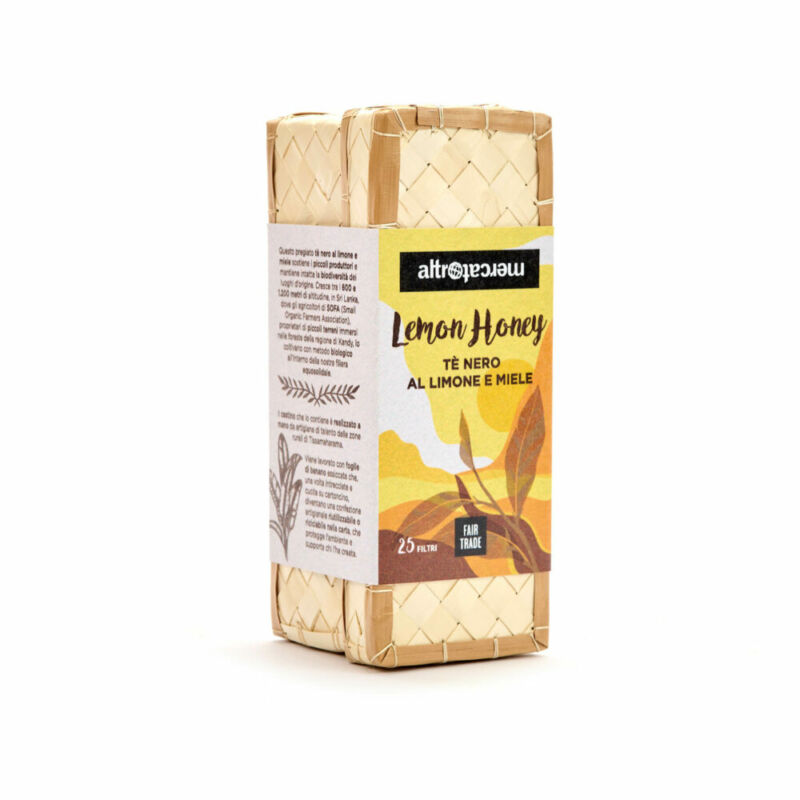 Tè nero lemon honey - in cestino - 25 filtri