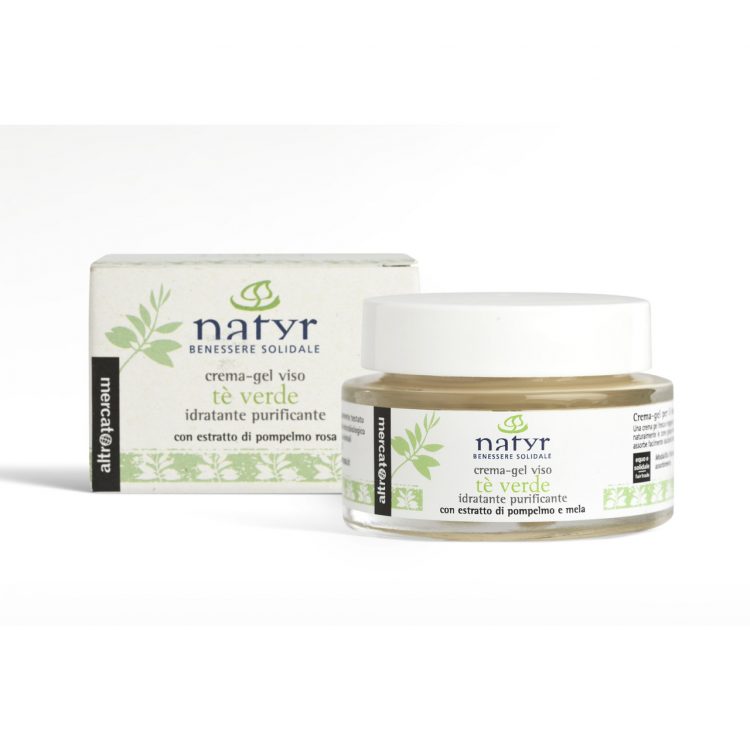 Crema-Gel Viso Idratante Purificante Tè Verde