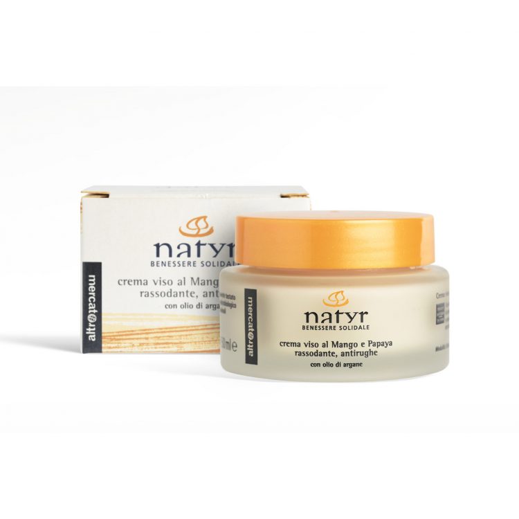 Crema Viso Rassodante Antirughe al Mango, Papaya E Argane