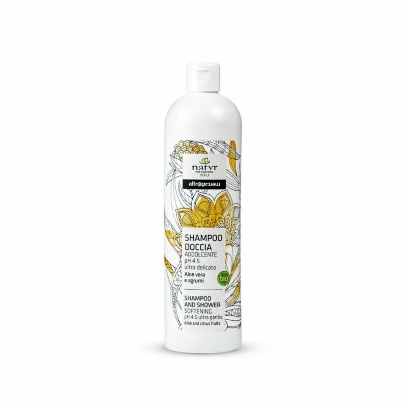 shampoo doccia  addolcente - ph 4,5 -  ultra delicato - aloe
