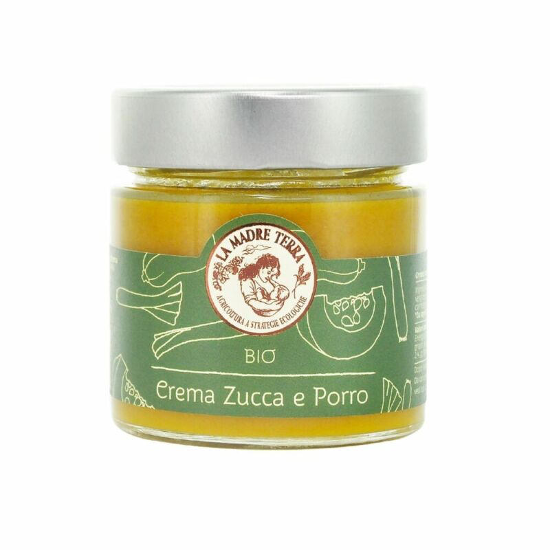 crema di zucca e porro bio 200g