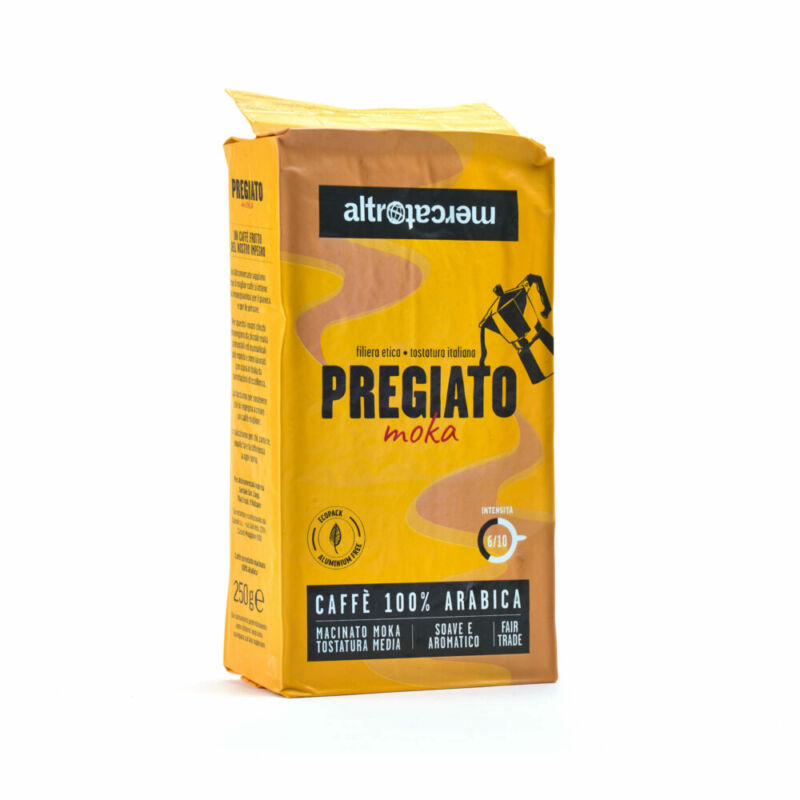 Caffè 100% arabica Pregiata macinato Moka 250g
