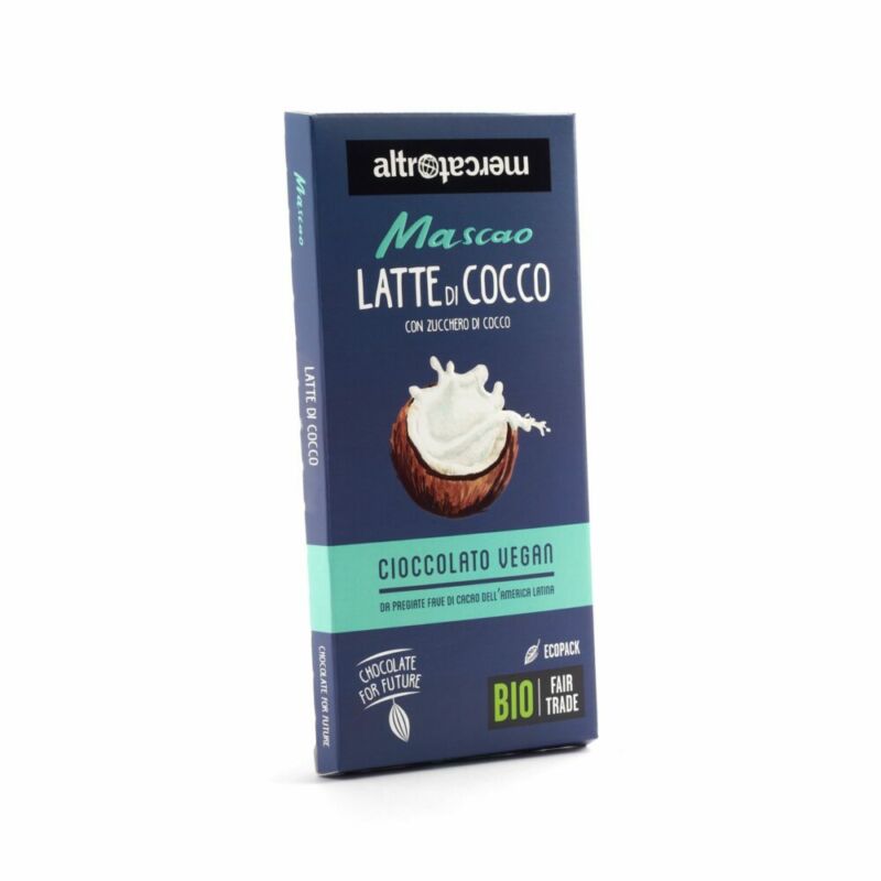 Cioccolato mascao al latte di cocco bio 80 g