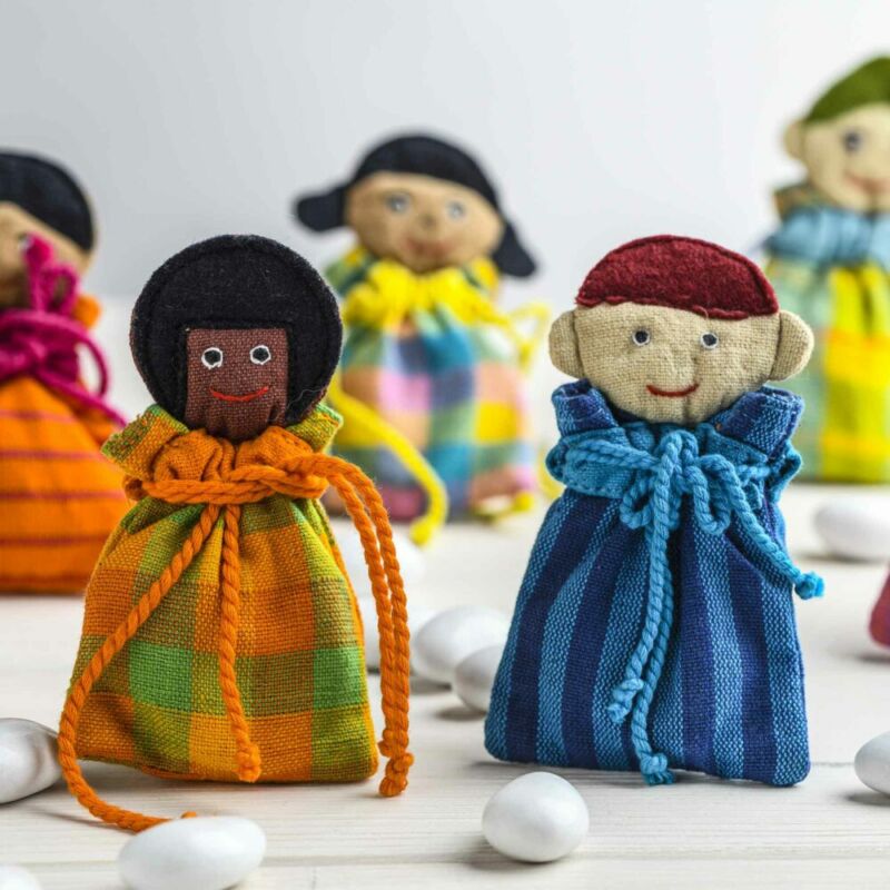 Bomboniera Sacchettino Bambini del Mondo - immagine 2
