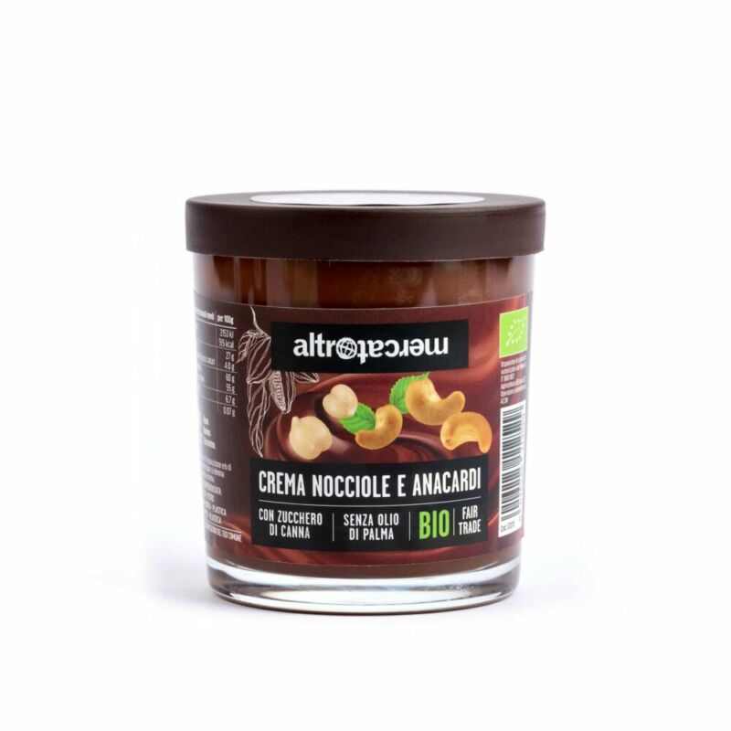 Crema nocciole e anacardi - bio - 200g