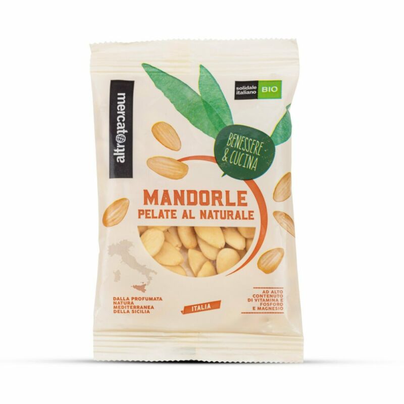 mandorle pelate solidale italiano 100g