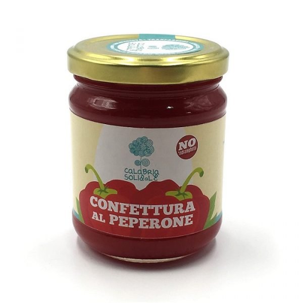 confettura di peperone dolce 320 g calabria solidale