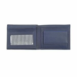 Portafoglio uomo Linea in nappa, blu