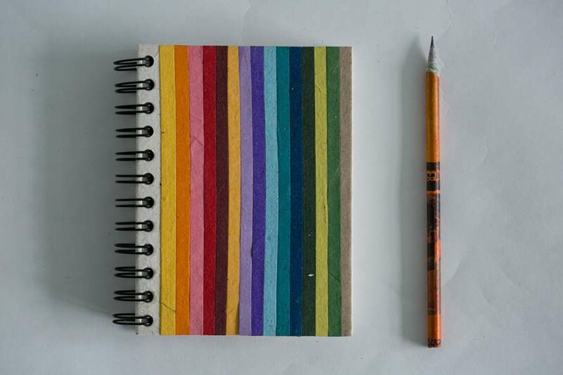 quaderno medio linea rainbow