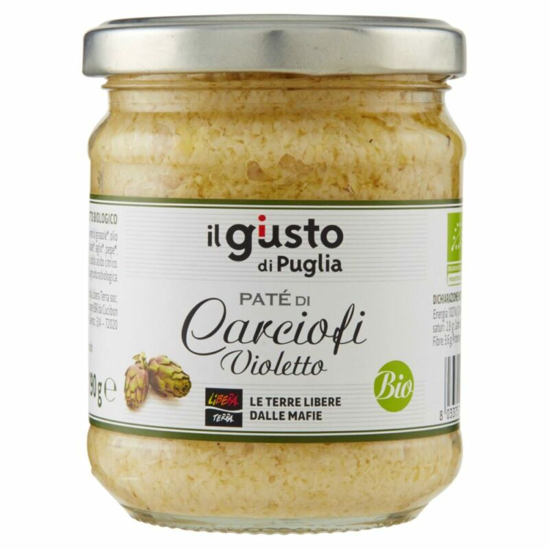 patè di carciofi - libera terra - bio - 130 g