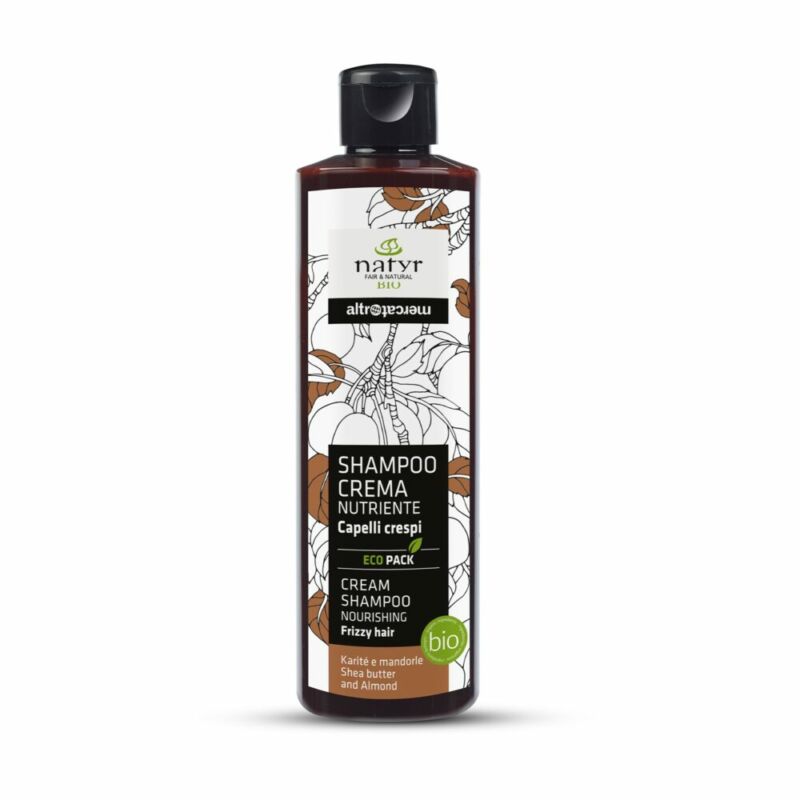Shampoo Nutriente - capelli sfibrati - Karité e Mandorle 250 ml - bio