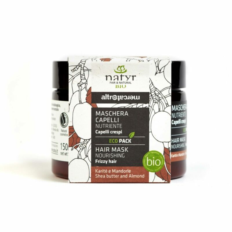 Maschera capelli - nutriente - capelli crespi bio- 150 ml
