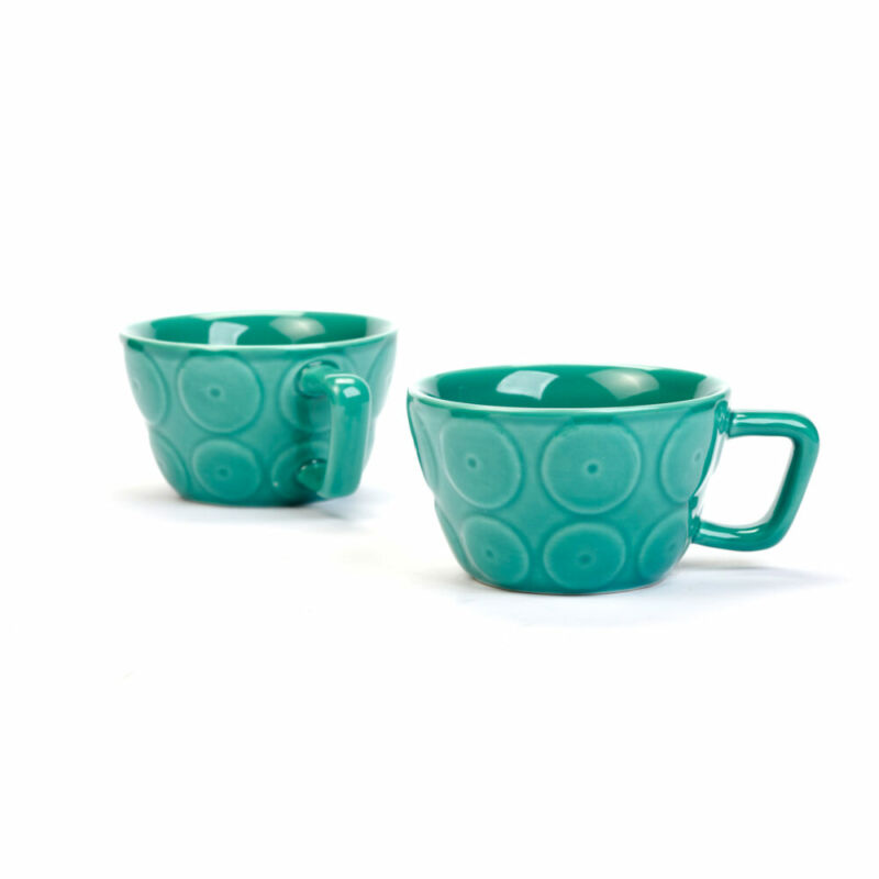 Tazza larga ECHINI acquamarina - immagine 2
