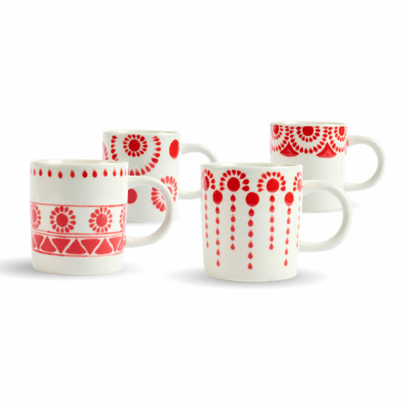 Mug DECORI rossi