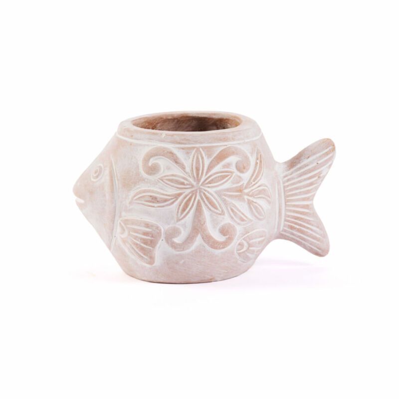 Bomboniera Vasetto PESCE in terracotta