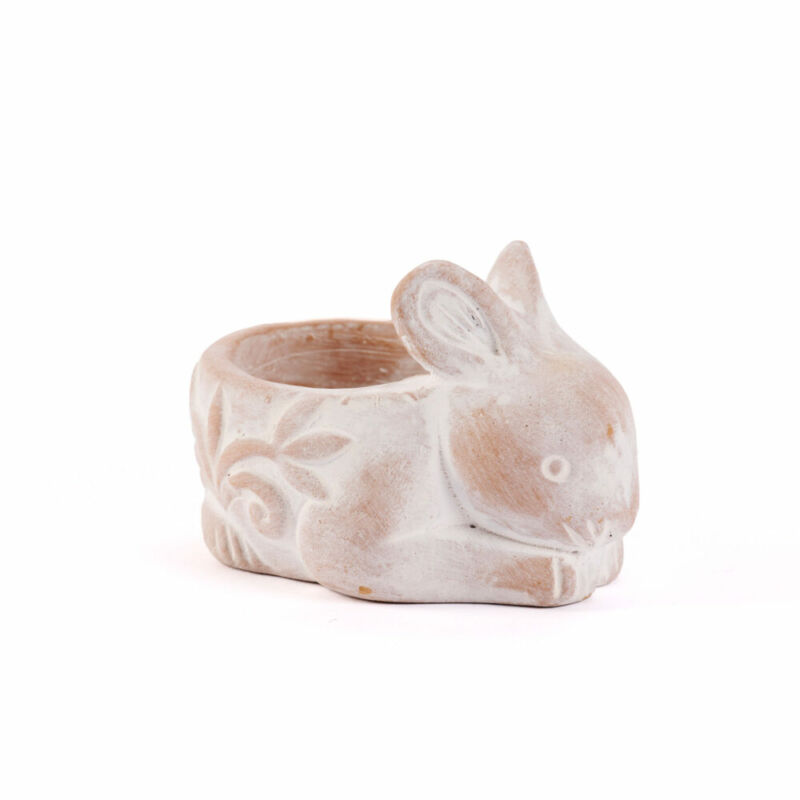 Bomboniera Mini vasetto CONIGLIETTO in terracotta