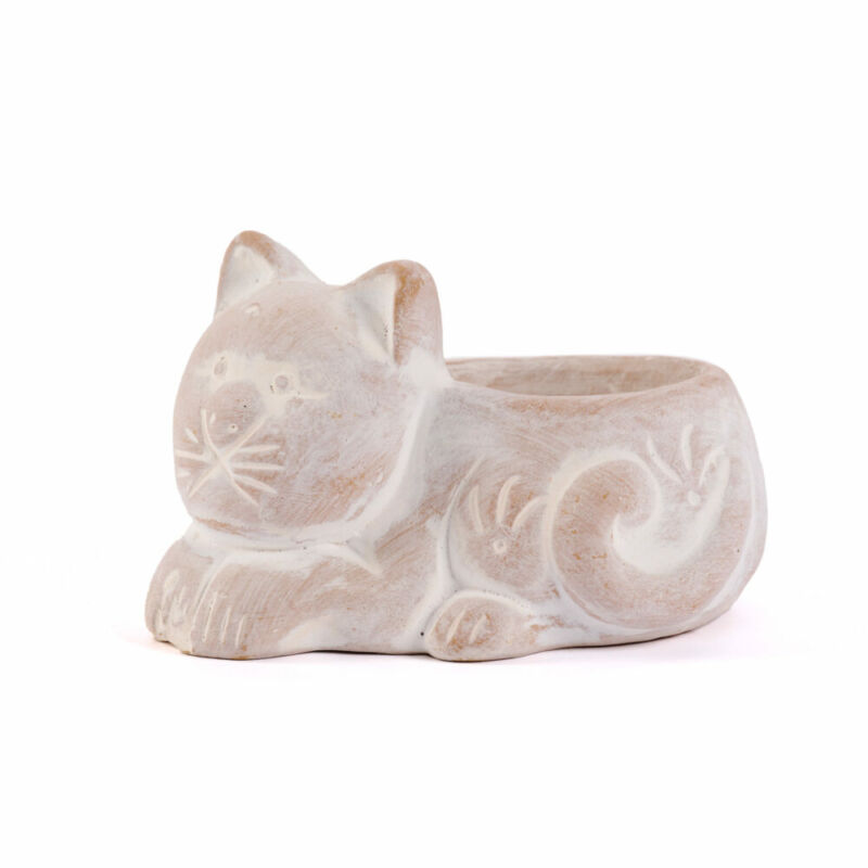 Bomboniera Mini vasetto GATTINO in terracotta