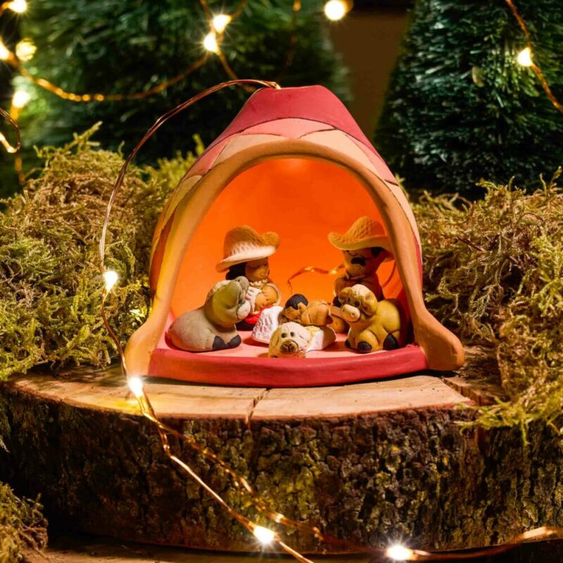 Presepe Dolce Riposo nel Chullo - immagine 2