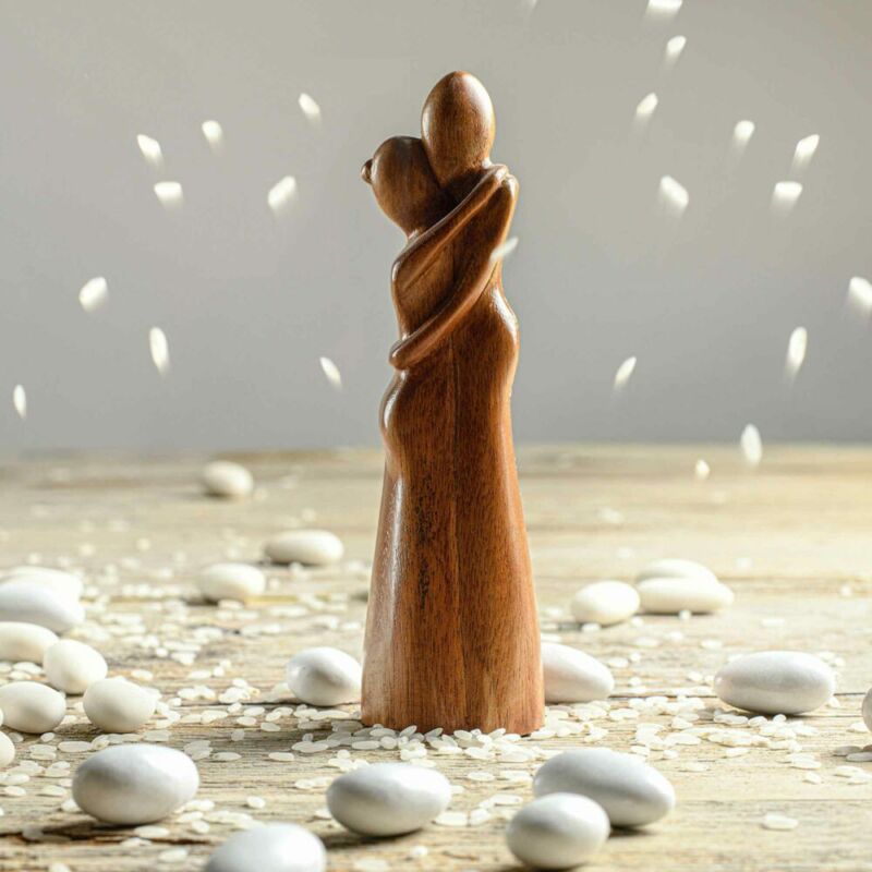 Bomboniera Statuina innamorati Tenerezza - immagine 2