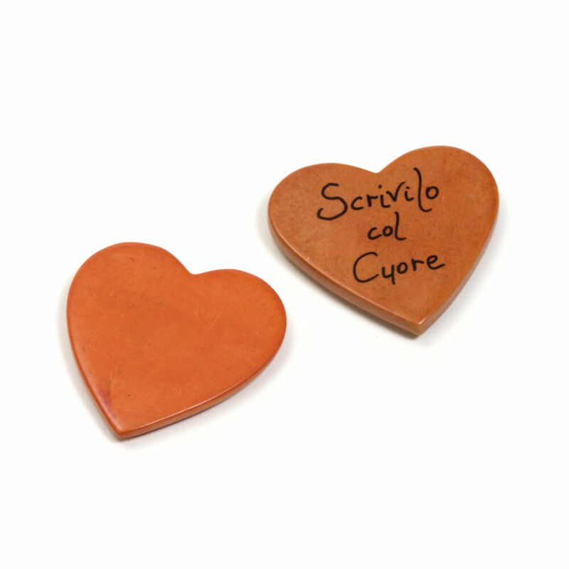 Bomboniera Cuore magnete "Scrivimi" - immagine 2