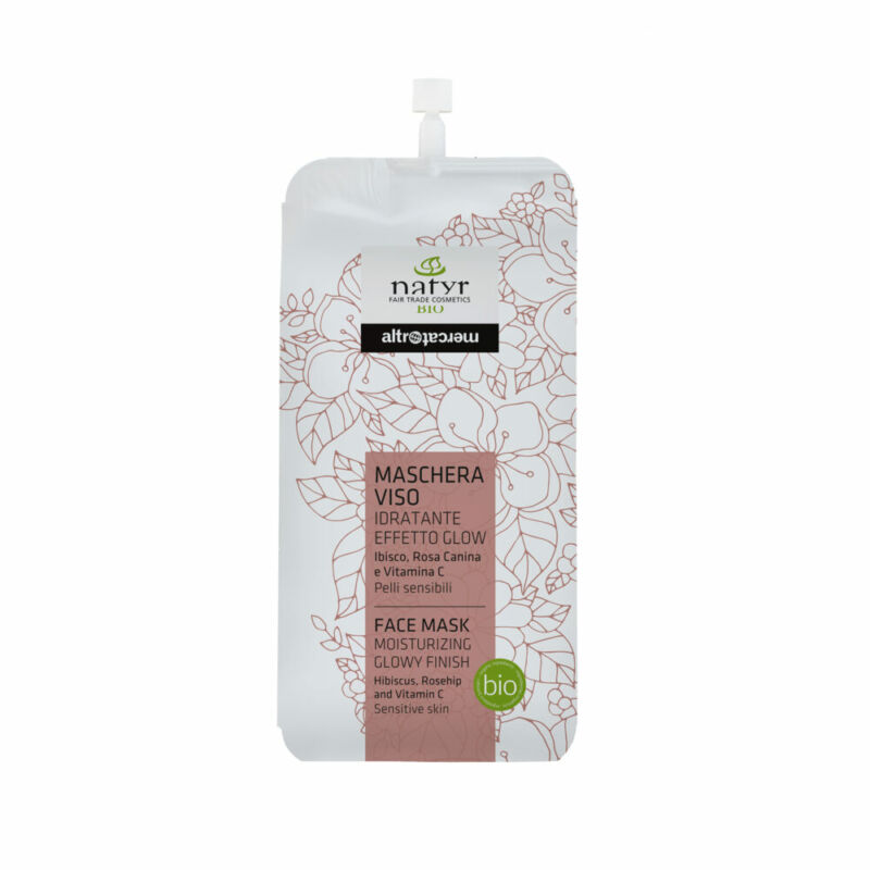 NOVITA'! - Maschera viso - idratante effetto glow - Ibisco bio - 20ml