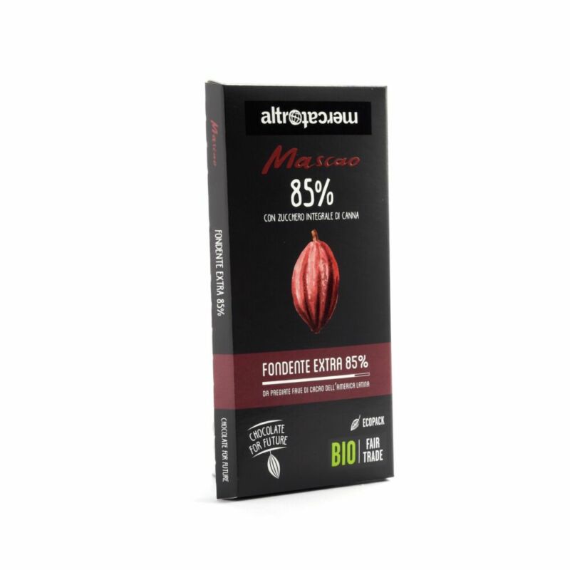 Cioccolato Mascao fondente extra 85% - bio - 80g