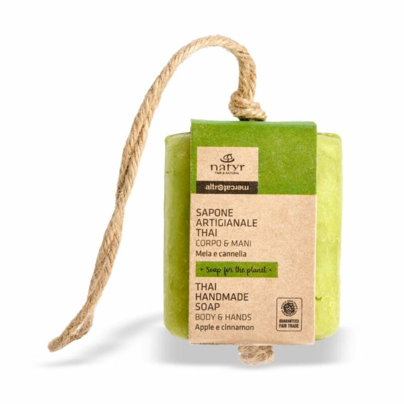 Sapone artigianale Thai - Mela e cannella - 120 gr