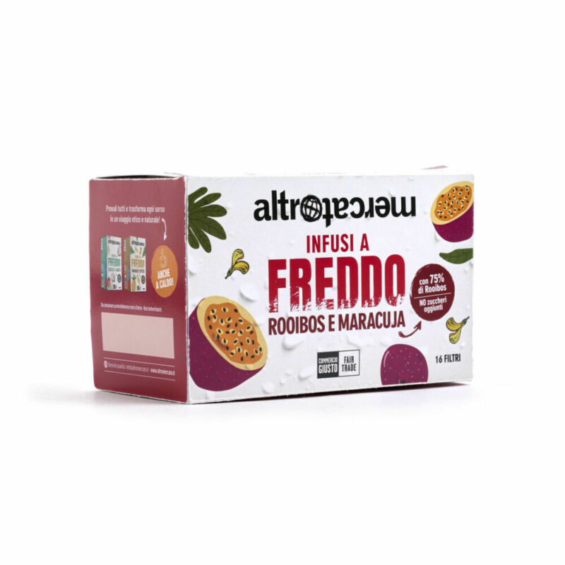 Infuso a freddo con Rooibos e Maracuja - 16 filtri - 40 g